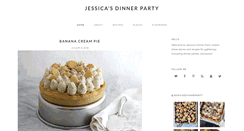 Desktop Screenshot of jessicasdinnerparty.com